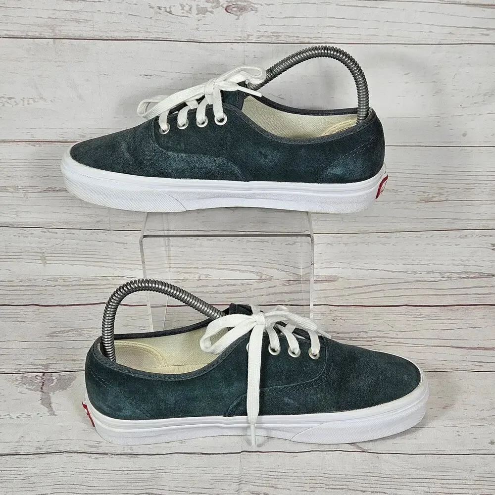 Vans Classic Shoes Women’s Dark Green Suede US 7.5 Scotchgard Durable